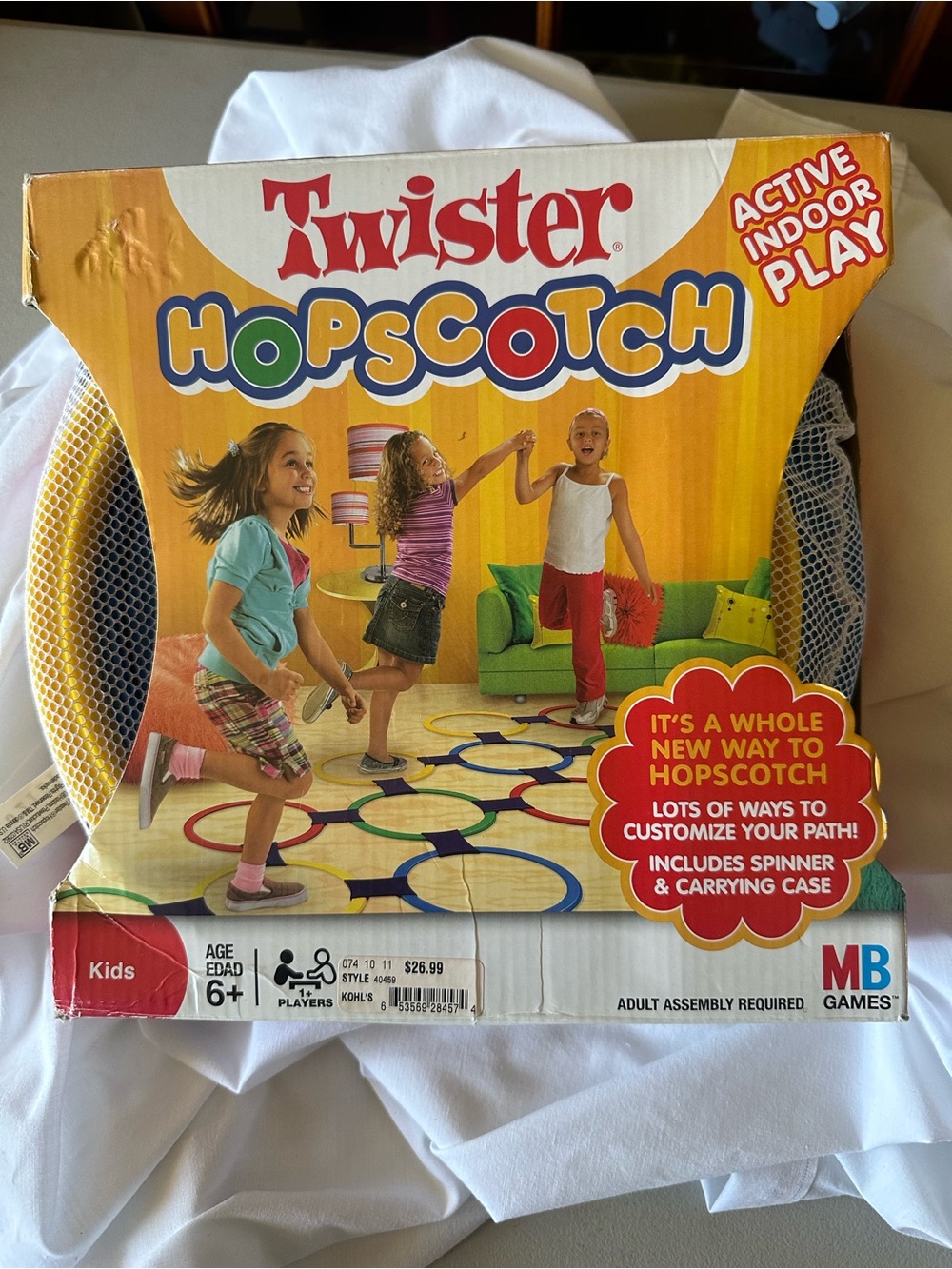 Milton Bradley Twister Hopscotch Game Active Indoor Play - New unopened box
